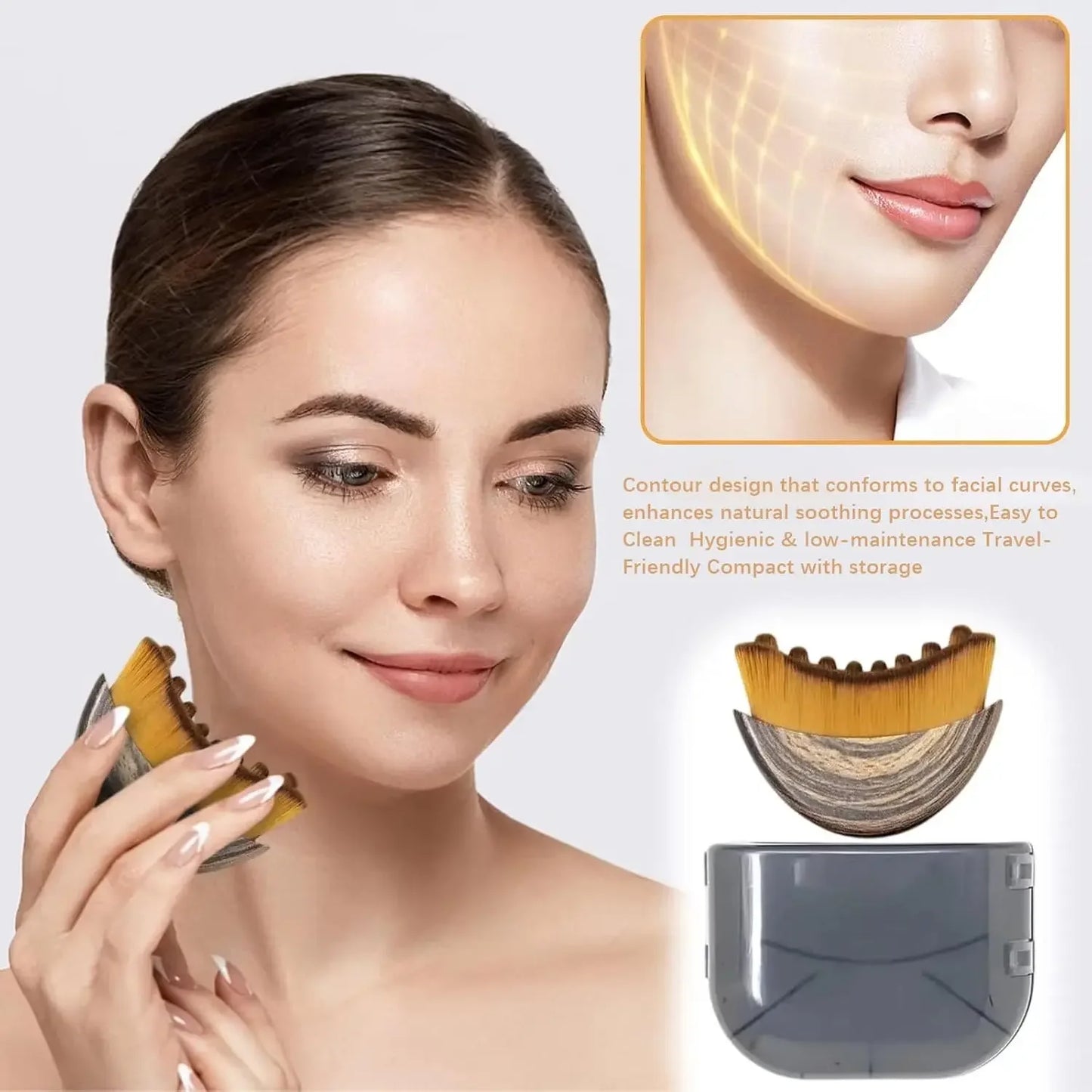 AuraLymph™ - Lymphatic Contour Face Brush